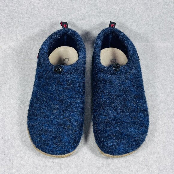 Giesswein Virgin Wool Vent Bluescuff Slippers EU 41 Womens 10 Mens 8 - Picture 10 of 16